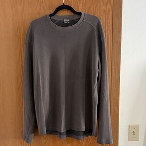Royal Robbins Charcoal Waffle Knit Shirt